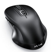 Bluetooth Mouse, Jelly Comb Ergonomic Dual Mode Wireless Mouse with Bluetooth, 2.4GHz USB Connection, Easy Switch up to 3 Devices